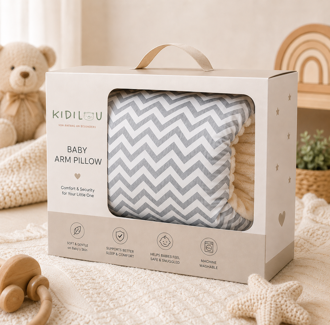 Baby Armkissen für sicheres Stillen & Füttern