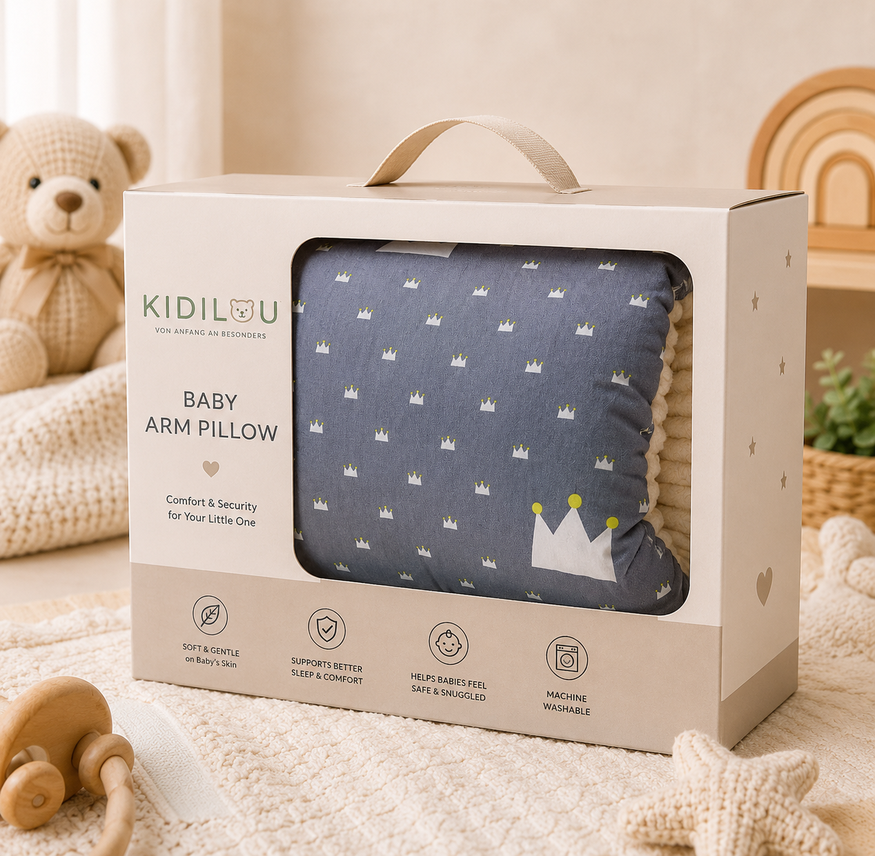 Baby Armkissen für sicheres Stillen & Füttern