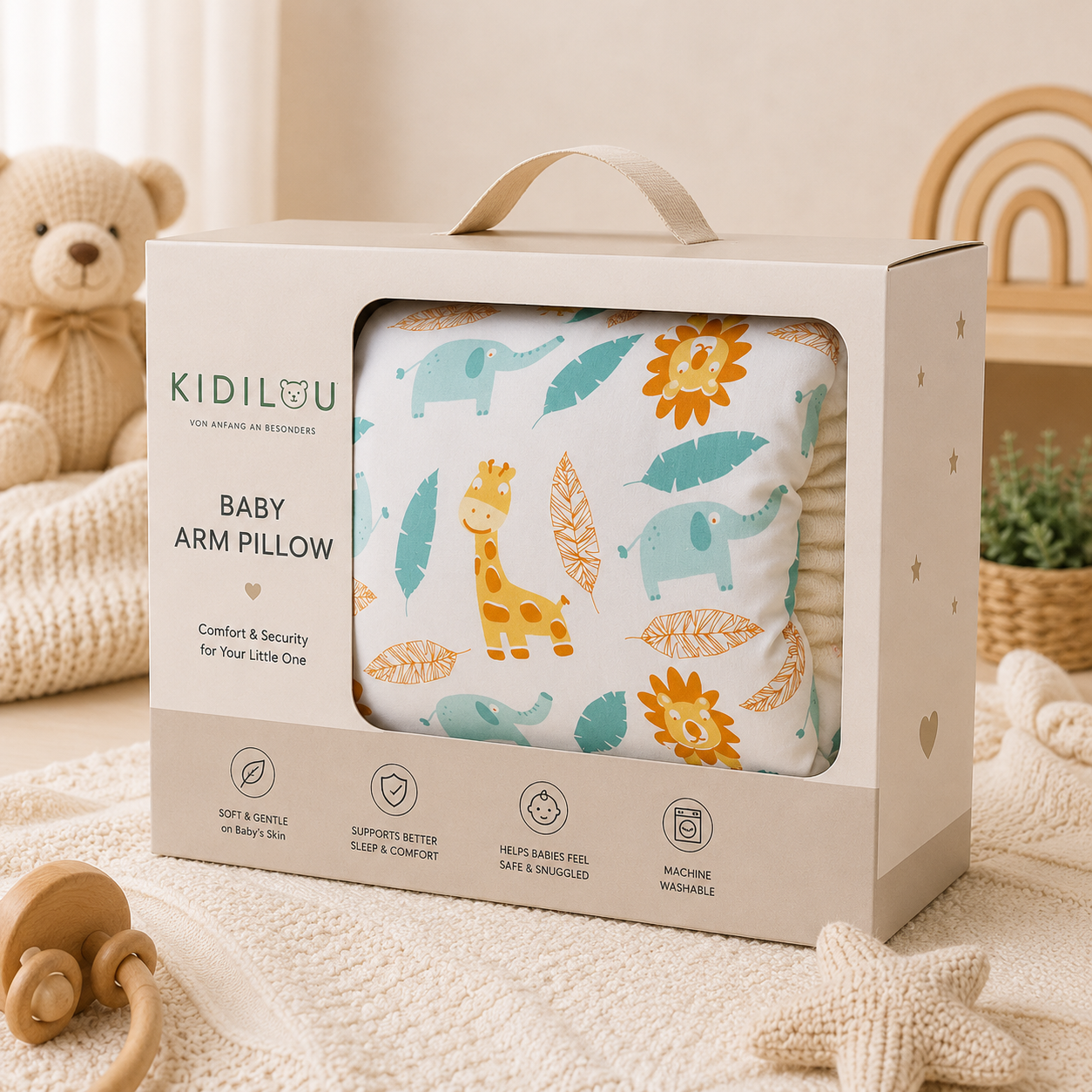 Baby Armkissen für sicheres Stillen & Füttern